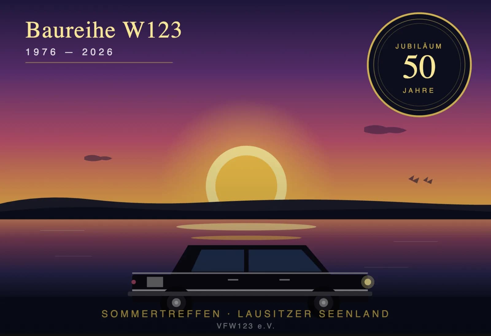50 Jahre W123: Das große Jubiläumsjahr & die Jahreshauptversammlung 2026!